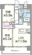 ルミエール北梅田の間取り