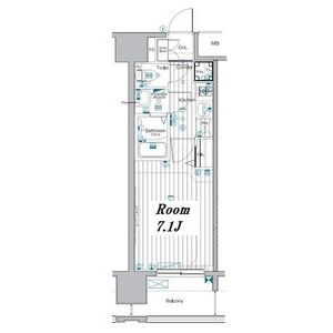 名古屋市中区千代田５丁目の賃貸マンションの間取り