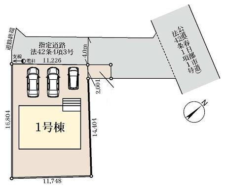 春日部市南中曽根第2　新築一戸建ての区画図