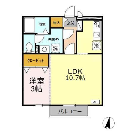 グランメールＴの間取り
