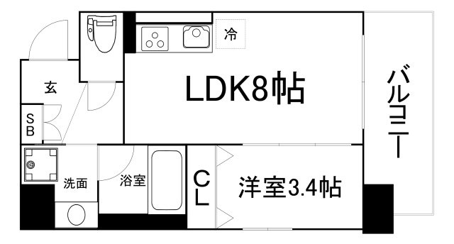 【間取り】 | Le・CIEL天王寺