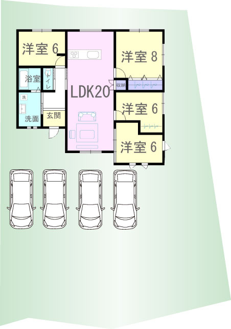 吉野ヶ里東脊振小西２号棟