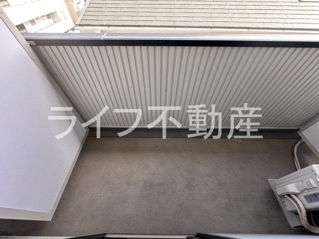グロースコート大蓮東のバルコニー
