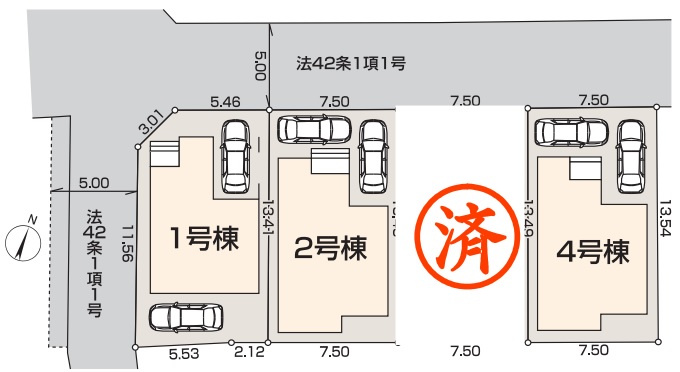 新座市西堀2丁目第7　全4棟　4号棟