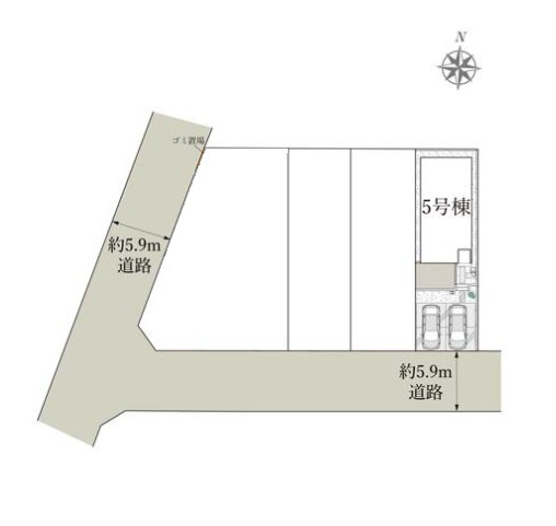 佐倉市表町2丁目25-1期の区画図