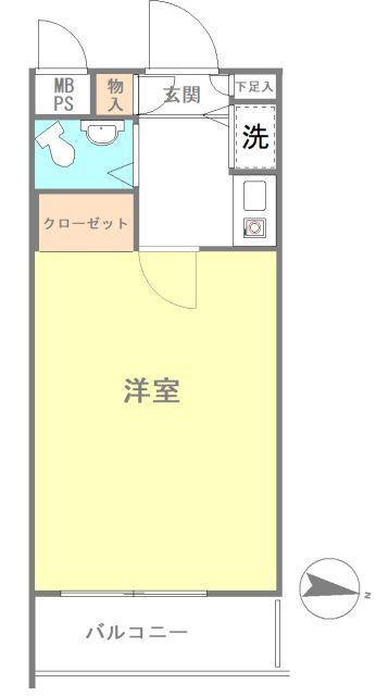 ライオンズマンション大島の間取り