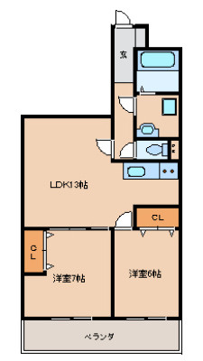 パステル12の間取り|現況を優先とします。