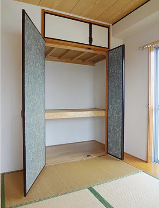 パステル12の収納|同物件の別号室の写真です。現況を優先とします。