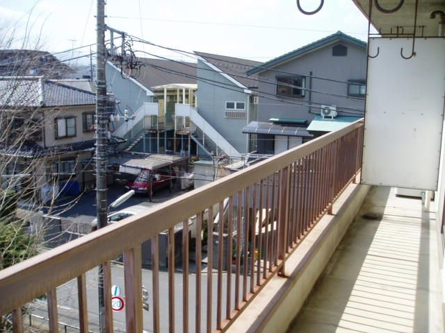 マンション速川のバルコニー