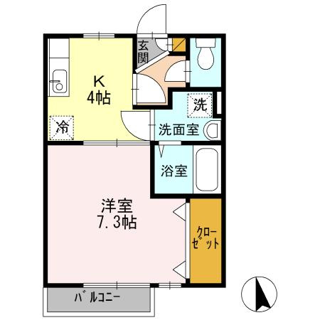 セジュールコンフォールの間取り
