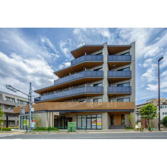 【外観】 | 向山ガーデンゲート | 鉄筋コンクリート造のがっちりとした建物。
