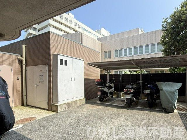 マイキャッスル平塚IIIの駐車場|敷地内バイク置場