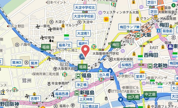 【地図】 | エスリード福島ラグジェ