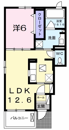 エクセレント有瀬Ⅰの間取り