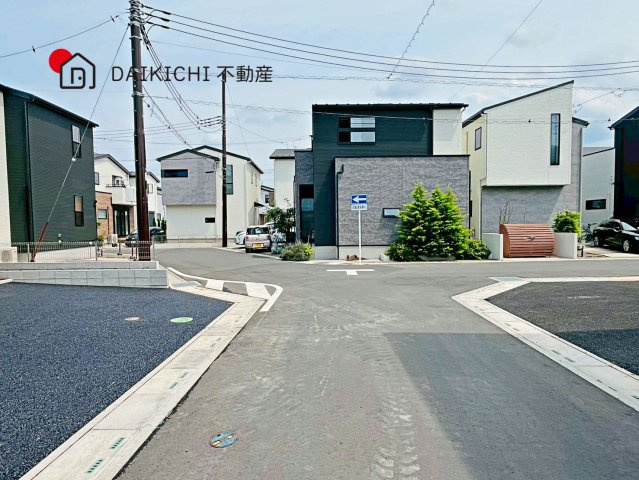【前面道路含む現地写真】 | 宮代町百間第8 Ⅱ期　新築戸建　全9棟　13号棟