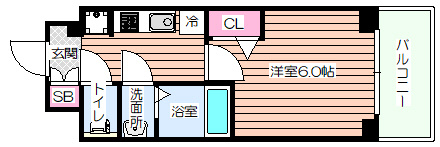 【間取り】 | プレサンス西九条シティベイ