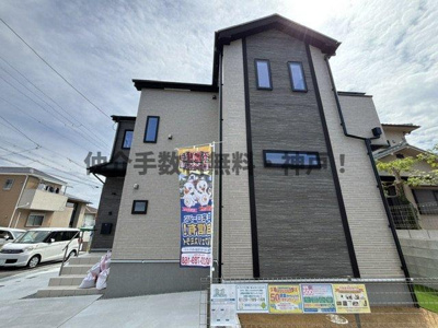 【外観】 | 神戸市須磨区竜が台6丁目　新築戸建A号棟　仲介手数料無料！ | 落ち着いた雰囲気の外観です