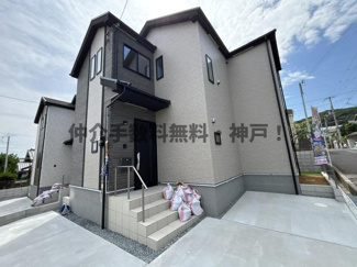 【外観】 | 神戸市須磨区竜が台6丁目　新築戸建A号棟　仲介手数料無料！ | きれいな外観です