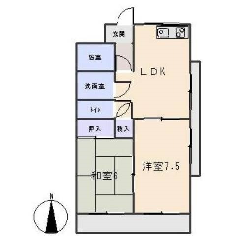 ファミール高畑の間取り