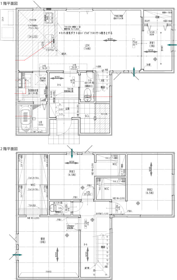 SUN COURTーサンコート－小倉南区志井１丁目【小倉南区　新築戸建て】の間取り|SUN COURTーサンコート－小倉南区志井１丁目【小倉南区　新築戸建て】