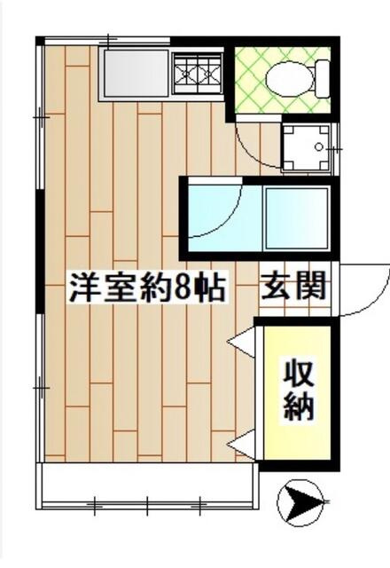 広々１Ｒで使い勝手が良い！