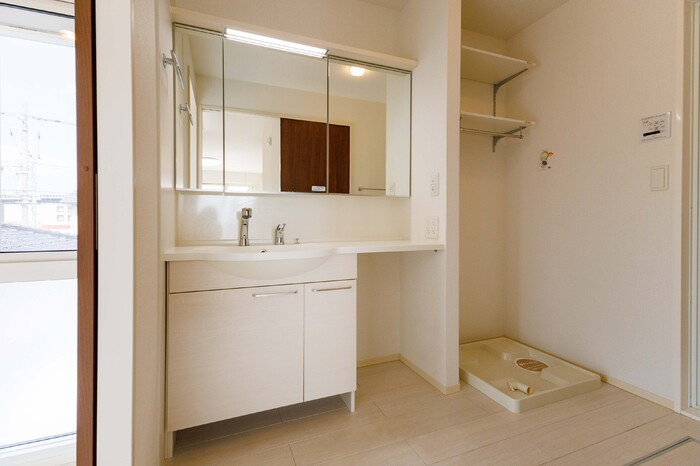 D-room城東の洗面所