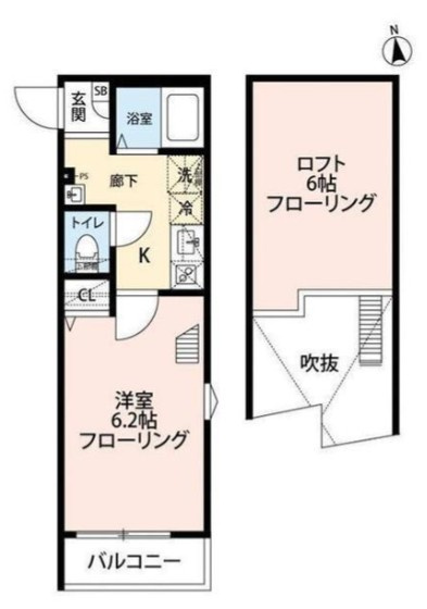 グランクオール梅島二丁目の間取り
