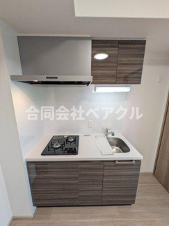 【キッチン】 | ベラジオ雅び京都七条ウエストⅡ | コンパクトなキッチンで掃除もラクラク