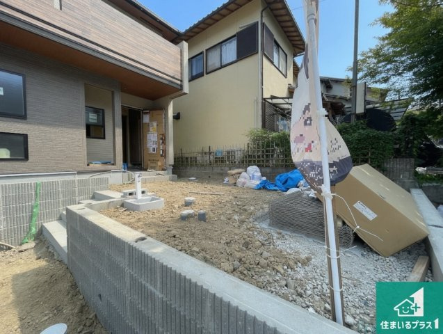 京都市西京区大枝北沓掛町　新築一戸建ての外観|現在の進捗状況です！順調に作業進行中、完成が待ち遠しいです！詳細の間取り等、お気軽にお問い合わせください！