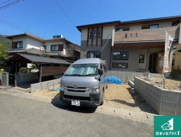 京都市西京区大枝北沓掛町　新築一戸建ての外観|現在建築中！落ち着いた街並みで新生活を始めることが出来そう！周辺の物件も併せてご紹介させて頂きます！