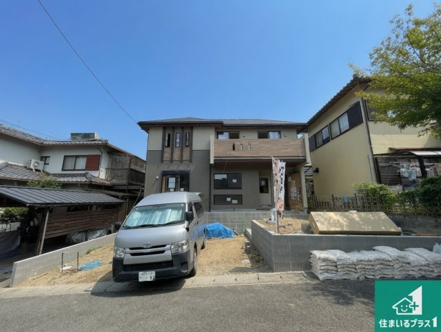 京都市西京区大枝北沓掛町　新築一戸建ての外観|現在の進捗状況です！順調に作業進行中、完成が待ち遠しいです！詳細の間取り等、お気軽にお問い合わせください！
