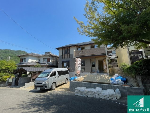 京都市西京区大枝北沓掛町　新築一戸建ての外観|現在の進捗状況です！順調に作業進行中、完成が待ち遠しいです！詳細の間取り等、お気軽にお問い合わせください！