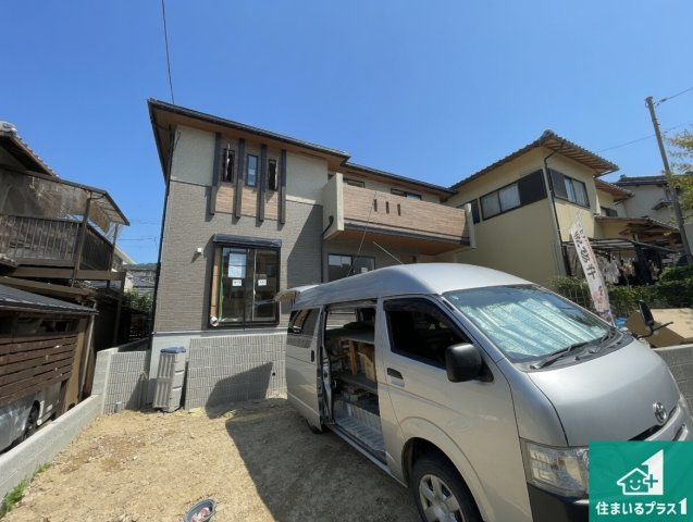 京都市西京区大枝北沓掛町　新築一戸建ての外観|現在建築中！落ち着いた街並みで新生活を始めることが出来そう！周辺の物件も併せてご紹介させて頂きます！
