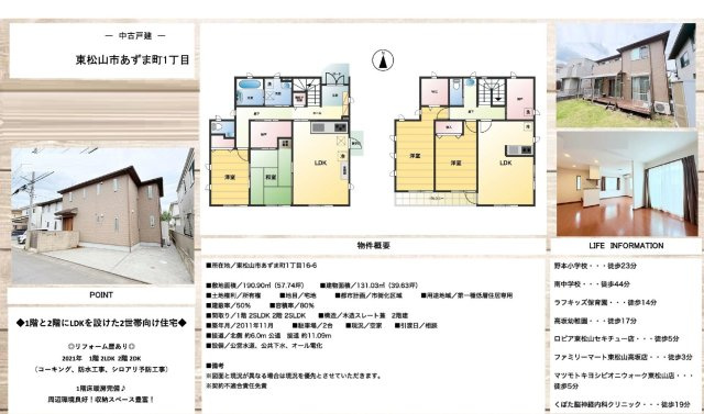 中古戸建　東松山市あずま町1-16-6のその他
