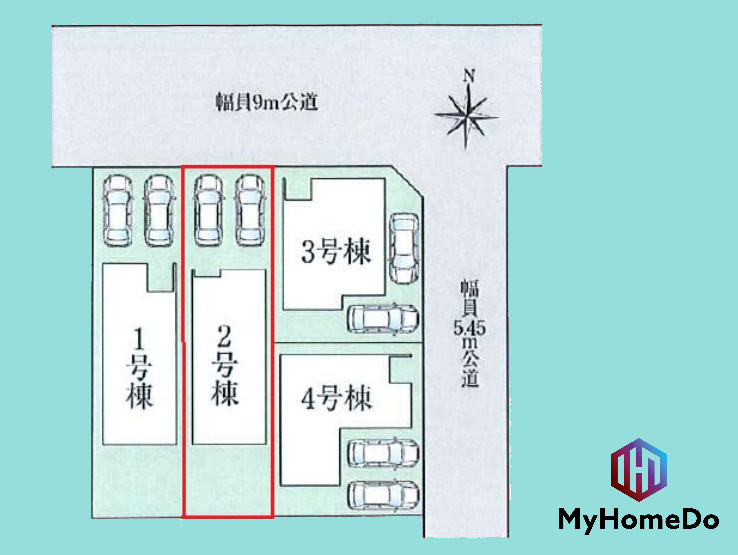 北区東味鋺　第4の区画図