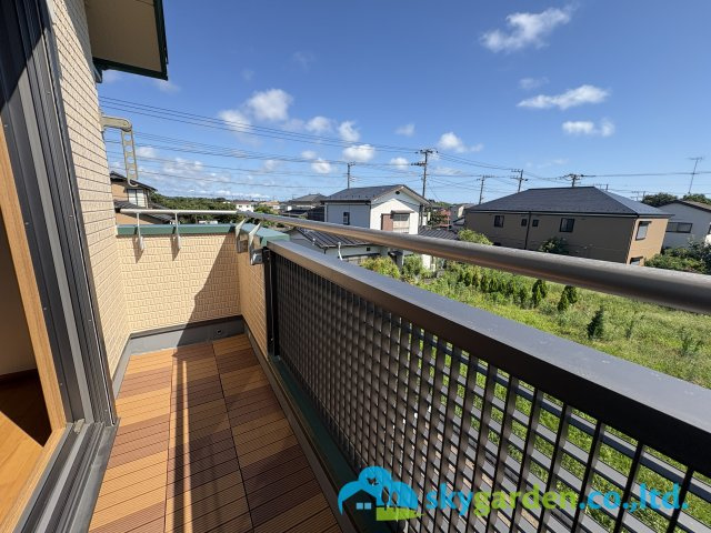 藤沢市宮原　中古戸建のバルコニー|落ち着いた時間を過ごせるバルコニーです