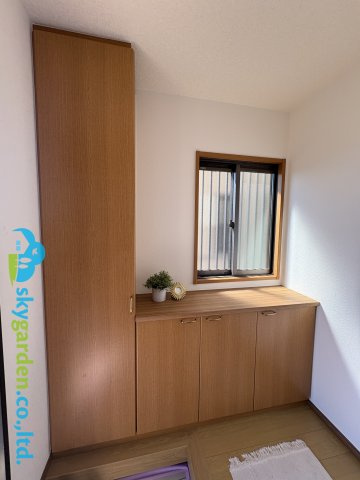 藤沢市宮原　中古戸建の玄関|シューズボックス