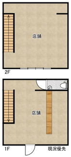 【間取り】 | 東本町2丁目57番テナント