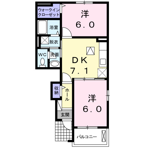 ピサンリの間取り