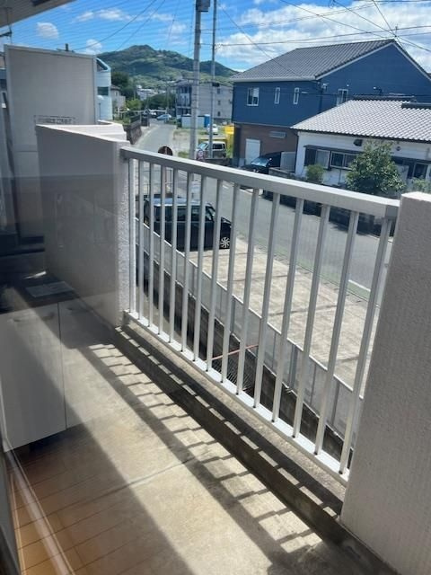 第2江頭ハイツのバルコニー