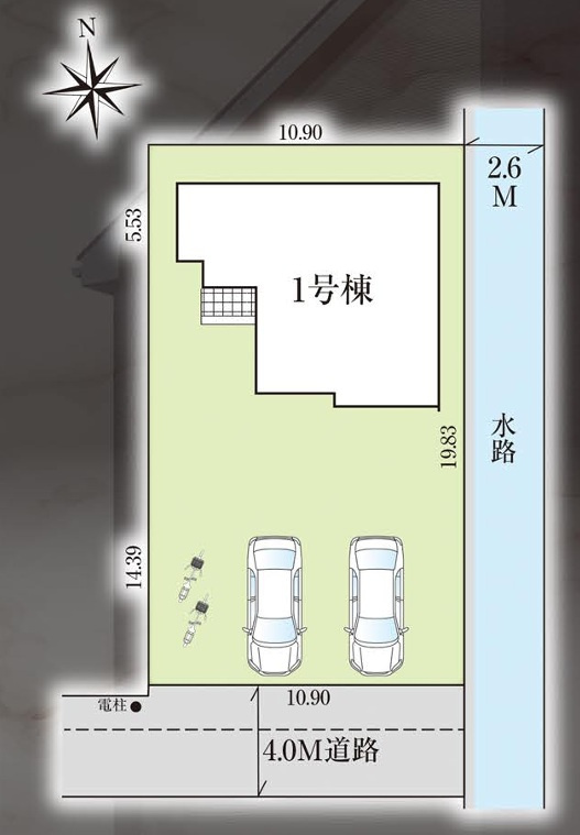 グラファーレ千葉市若葉区加曽利町８期の区画図