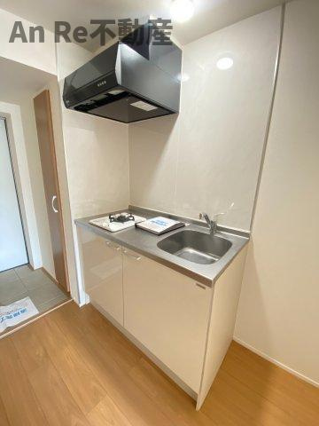 川口市戸塚東２丁目のアパートのキッチン