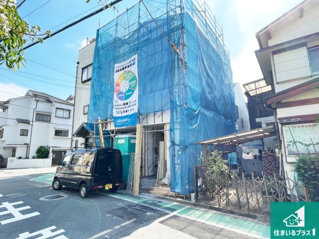 高槻市春日町　新築一戸建ての外観|現在の進捗状況です！順調に作業進行中、完成が待ち遠しいです！詳細の間取り等、お気軽にお問い合わせください！