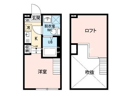 Casa Azul王子栄町(カーサアズール王子栄町)の間取り