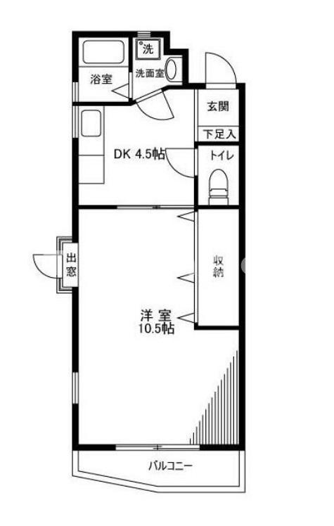 メゾンドゥベルの間取り