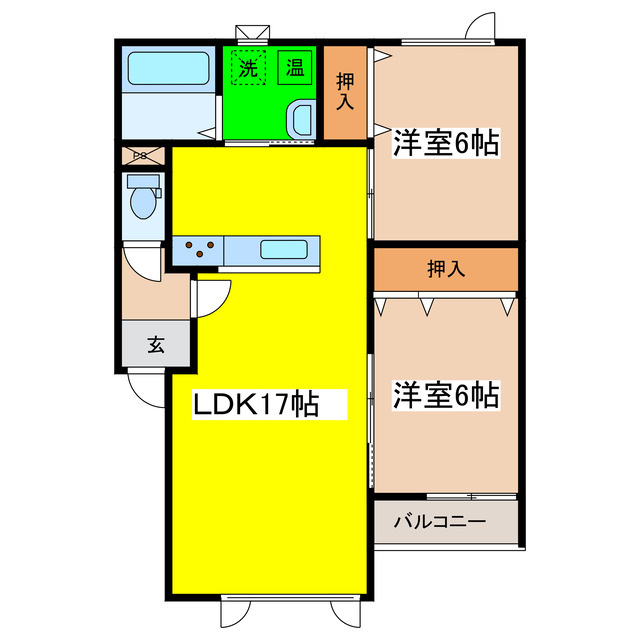 ひだまりの間取り