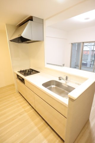大阪市城東区成育２丁目の賃貸マンションのキッチン
