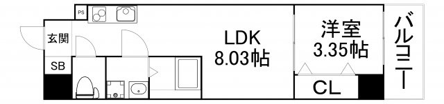 【間取り】 | コートエスト都島