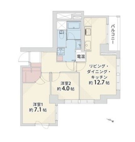マンションニュー池上の間取り