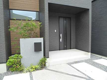 安佐北区口田南６丁目の玄関